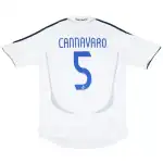CANNAVARO #5 Retro Real Madrid Home Jersey 2006/07