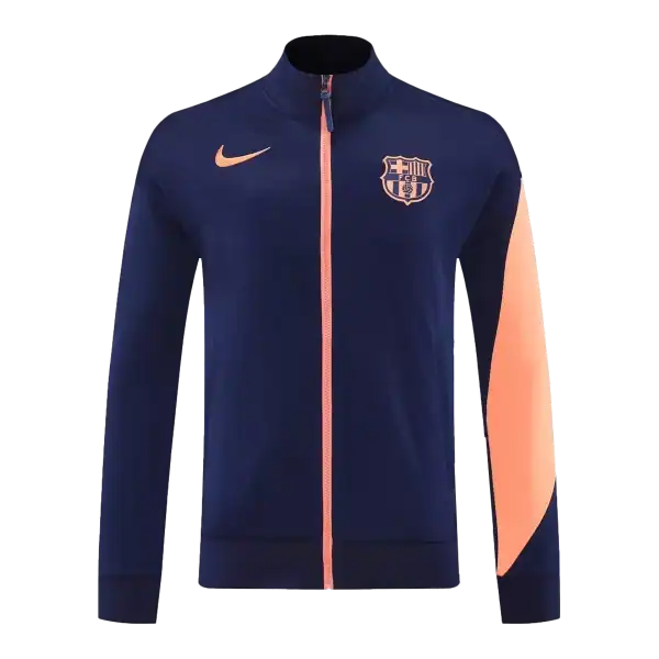 Barcelona Training Tracksuit Kit(Jacket+Pants) Navy&Orange 2025/26 - Image 3