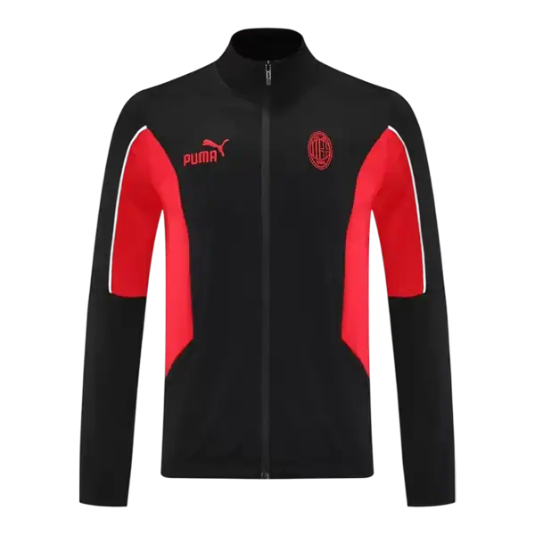 AC Milan Training Tracksuit Kit(Jacket+Pants) Black 2025/26 - Image 4