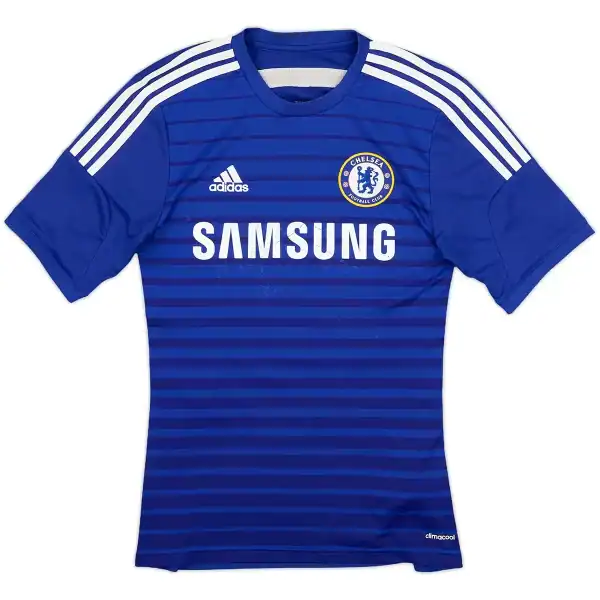 Hazard #10 Retro Chelsea Home Jersey 2014/15 - Image 4