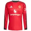 Manchester United Home Long Sleeve Jersey 2025/26 - Image 2