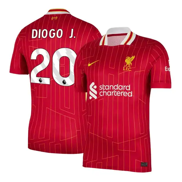 DIOGO J. #20 Liverpool Home Jersey 2024/25 - Image 1