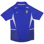 Ronaldinho #11 Retro Brazil Away Jersey World Cup 2002