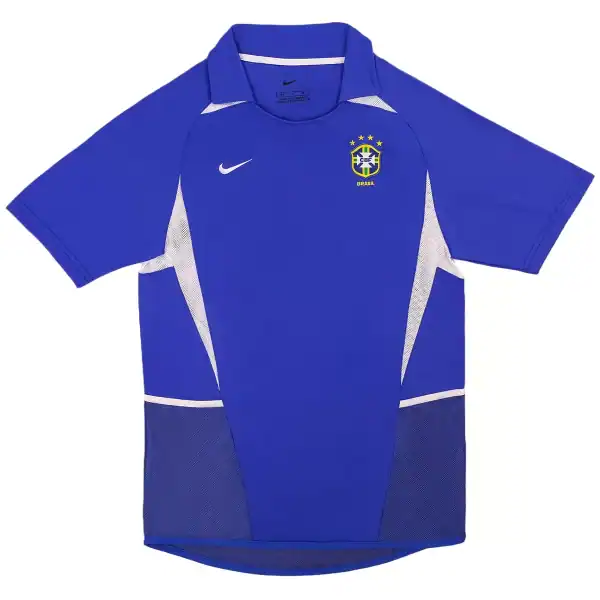 Rivaldo #10 Retro Brazil Away Jersey World Cup 2002 - Image 3
