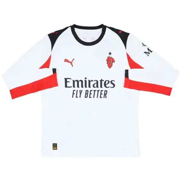 AC Milan Away Long Sleeve Jersey 2025/26 - Image 3