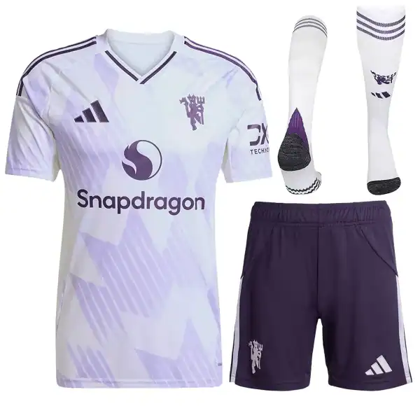 Manchester United Away Jersey Full Kit 2025/26 - Image 1