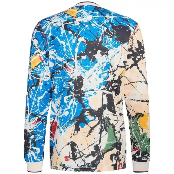 Manchester United Stone Roses Long Sleeve Jersey 2025/26 - Image 4