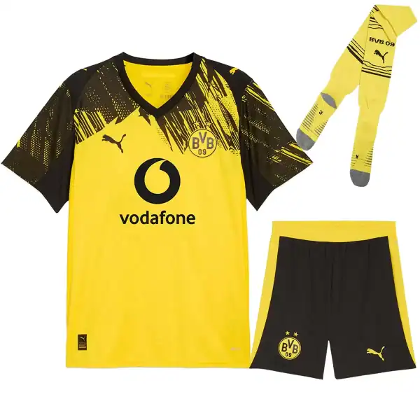 Borussia Dortmund Home Jersey Full Kit 2025/26 - Image 1