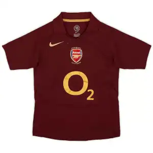 Bergkamp #10 Retro Arsenal Home Jersey 2005/06