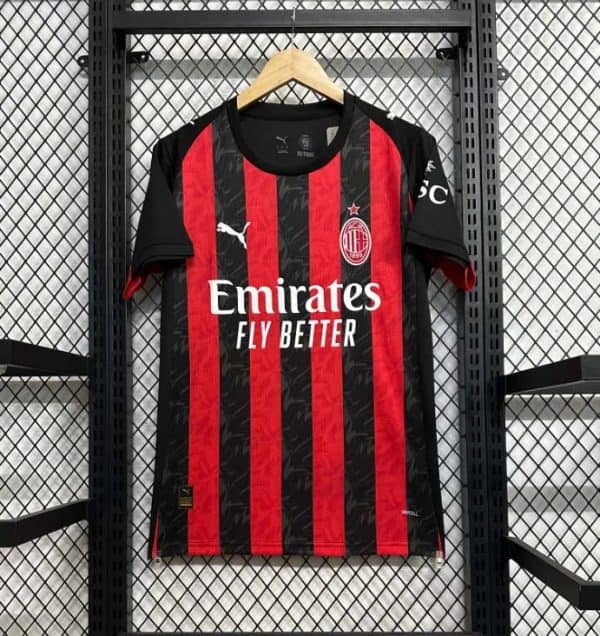 AC Milan 2025/2026 Home Jersey - Image 1