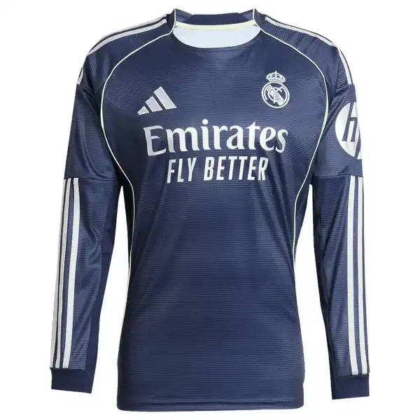 Real Madrid Away Long Sleeve Jersey 2025/26 - Image 2