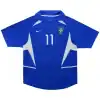 Ronaldinho #11 Retro Brazil Away Jersey World Cup 2002 - Image 4