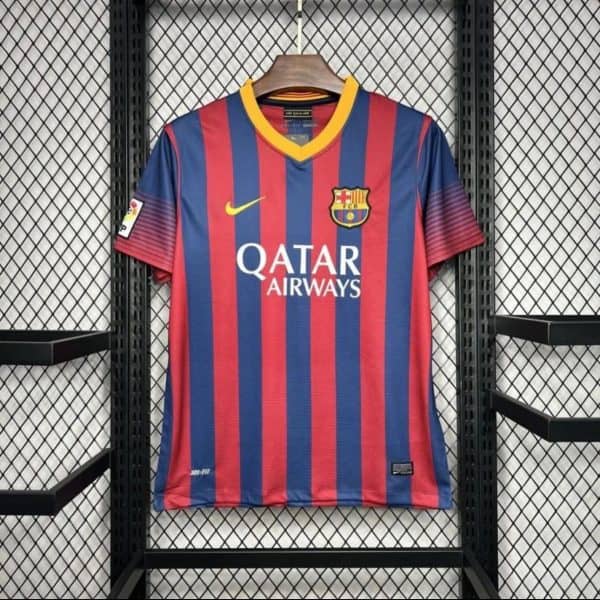 Barcelona 2013/2014 Home Retro Jersey - Image 1