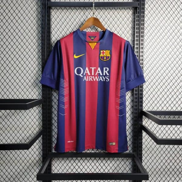 Barcelona 2014/2015 Home Retro Jersey - Image 1
