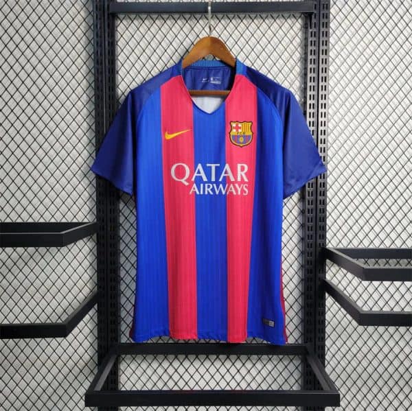 Barcelona 2016/2017 Home Retro Jersey - Image 1