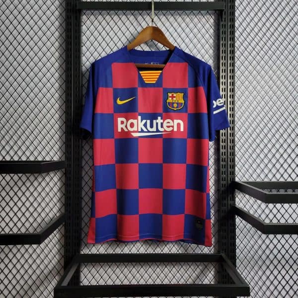 Barcelona 2019/2020 Home Retro Jersey - Image 1