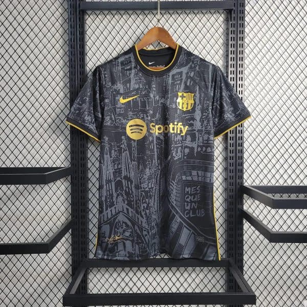 Barcelona Black Cityscape Jersey - Image 1