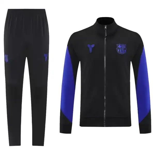 Barcelona x Kobe Bryant Training Tracksuit Kit(Jacket+Pants) Black&Purple 2025/26 - Image 2