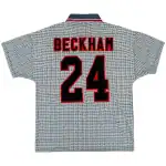 Beckham #24 Retro Manchester United Away Jersey 1995/96