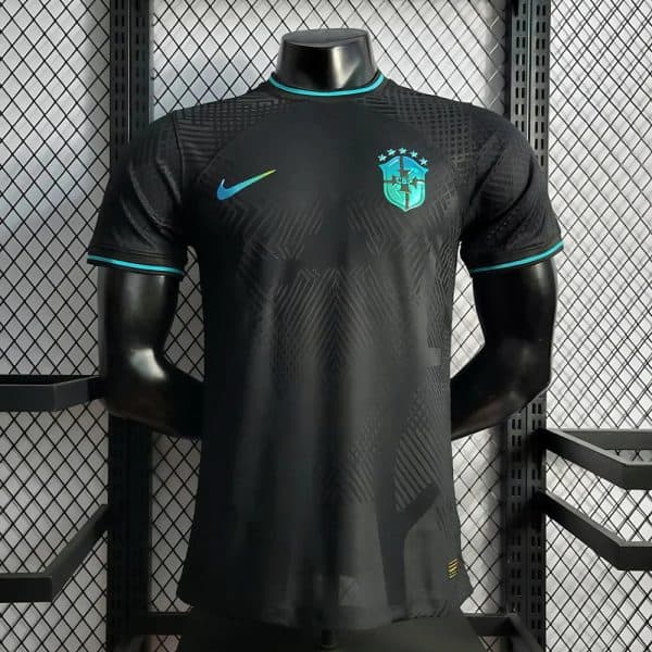 Brazil Black Emerald Player Jersey - Image 1