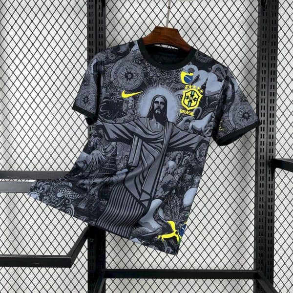 Brazil Black Savior Jersey - Image 1
