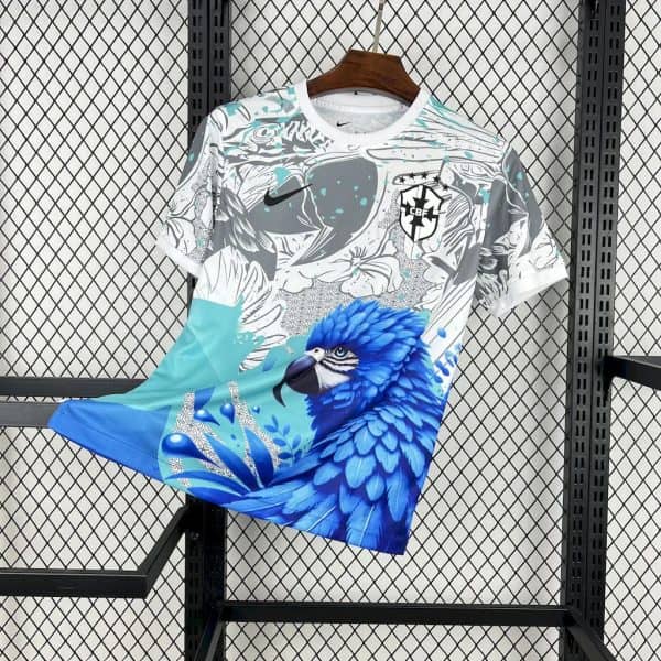 Brazil Blue Parrot Jersey - Image 1