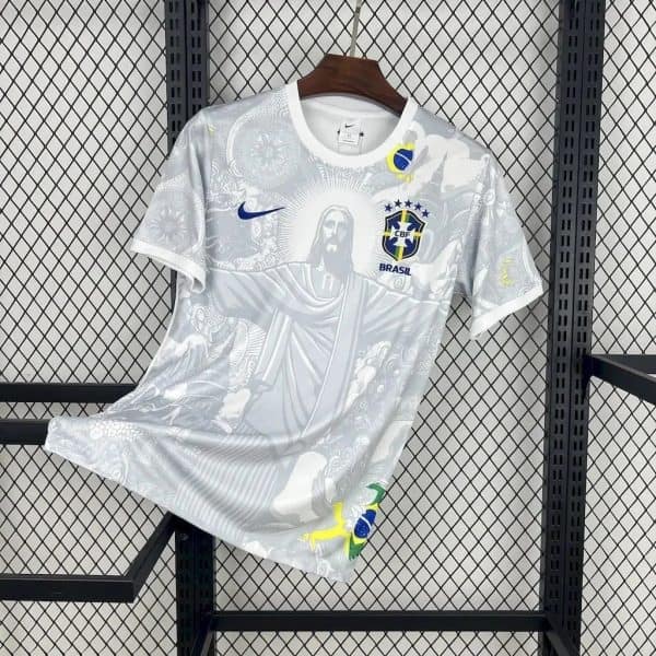 Brazil White Savior Jersey - Image 1
