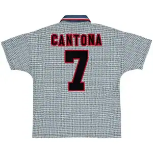 CANTONA #7 Retro Manchester United Away Jersey 1995/96