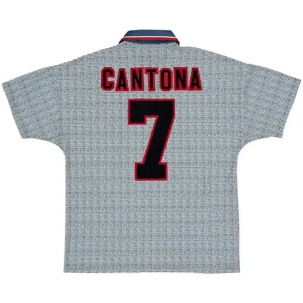 CANTONA #7 Retro Manchester United Away Jersey 1995/96 - Image 1