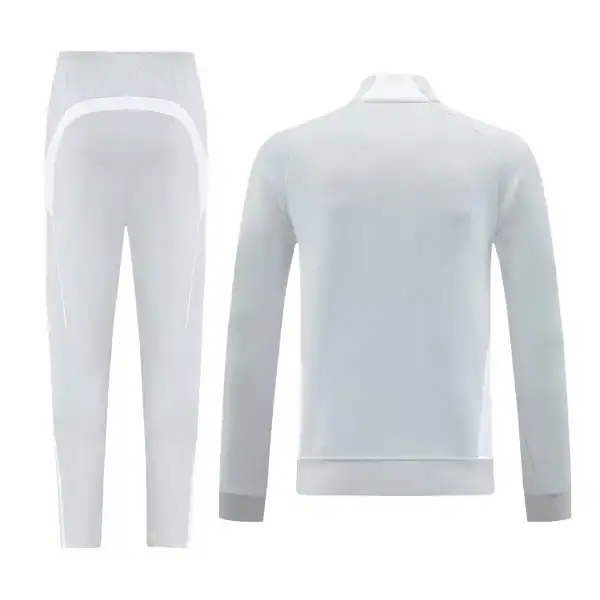 Real Madrid Training Tracksuit Kit(Jacket+Pants) 07 Gray 2025/26 - Image 4