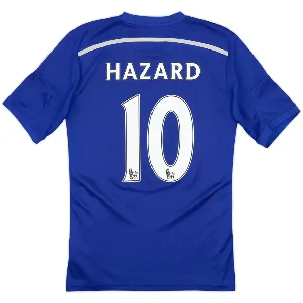 Hazard #10 Retro Chelsea Home Jersey 2014/15 - Image 3