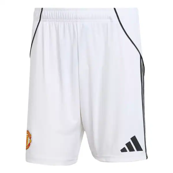 Manchester United Home Soccer Shorts 2025/26 - Image 1