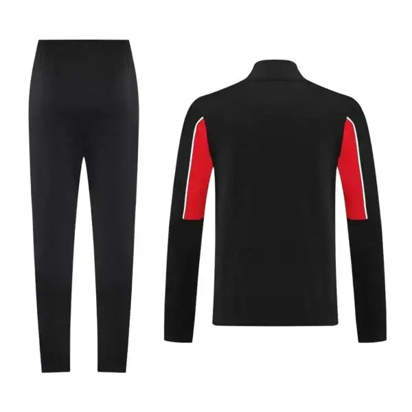AC Milan Training Tracksuit Kit(Jacket+Pants) Black 2025/26 - Image 3