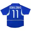 Ronaldinho #11 Retro Brazil Away Jersey World Cup 2002 - Image 3