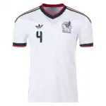 E.ÁLVAREZ #4 Mexico Away Jersey World Cup 2026