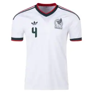 E.ÁLVAREZ #4 Mexico Away Jersey World Cup 2026
