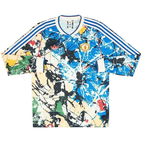 Manchester United Stone Roses Long Sleeve Jersey 2025/26 - Image 2