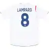 Lampard #8 Retro England Home Jersey World Cup 2006 - Image 3
