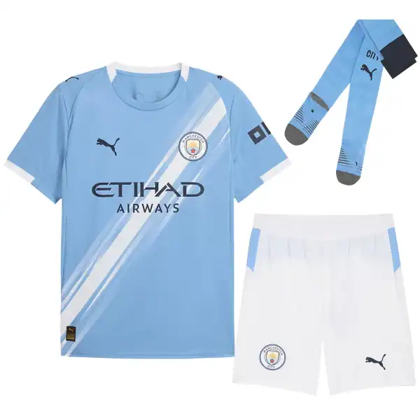 Manchester City Home Jersey Full Kit 2025/26 - Image 3