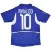 Rivaldo #10 Retro Brazil Away Jersey World Cup 2002 - Image 2