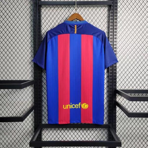 Barcelona 2016/2017 Home Retro Jersey - Image 2