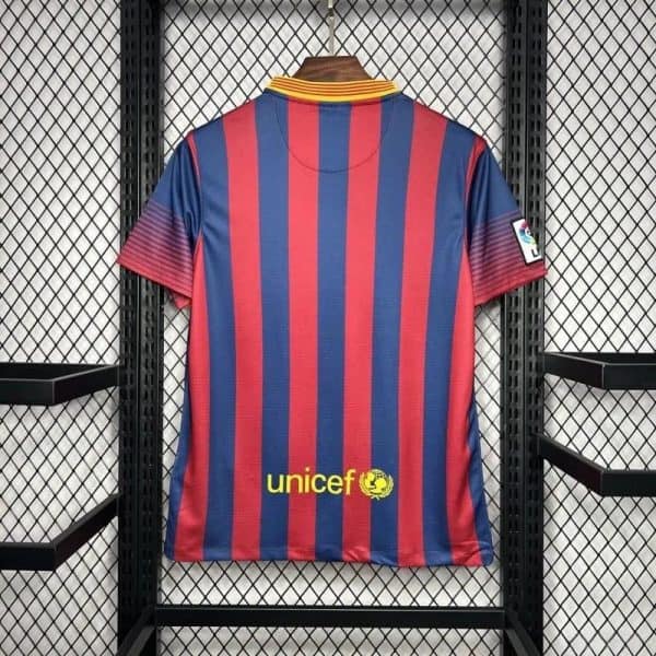 Barcelona 2013/2014 Home Retro Jersey - Image 2