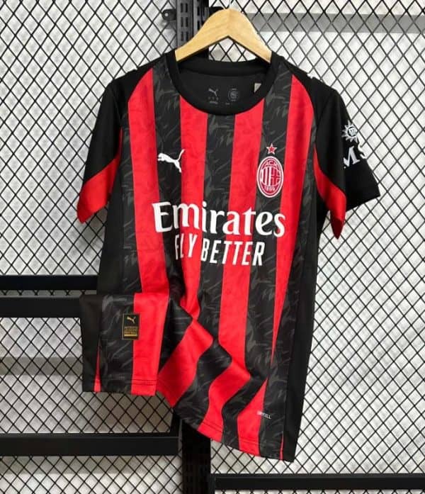 AC Milan 2025/2026 Home Jersey - Image 3