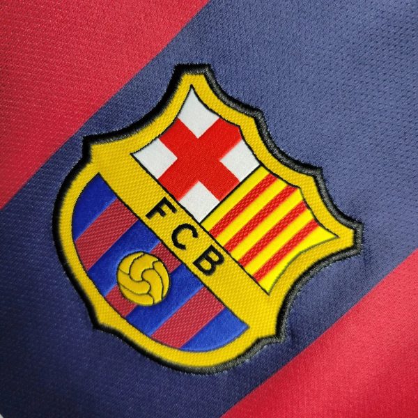 Barcelona 2014/2015 Home Retro Jersey - Image 3