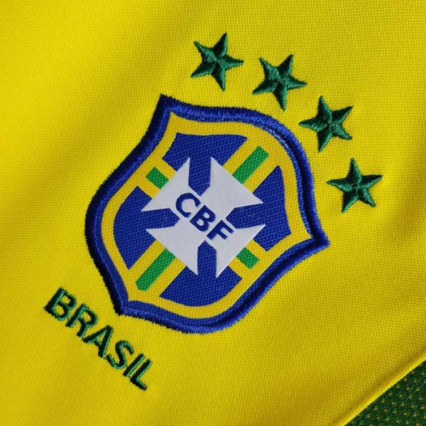 Brazil 2002 Home Retro Jersey - Image 3