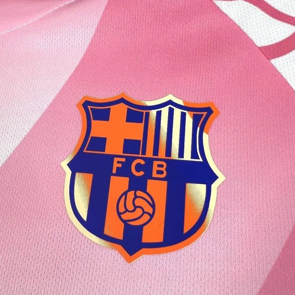 Barcelona Pink Wave Jersey - Image 3