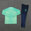 Brazil Green/Dark Blue Tracksuit - Image 2