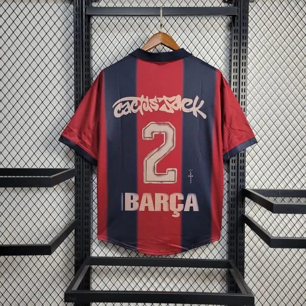 Barcelona x Travis Scott Cactus Jack Jersey - Image 2