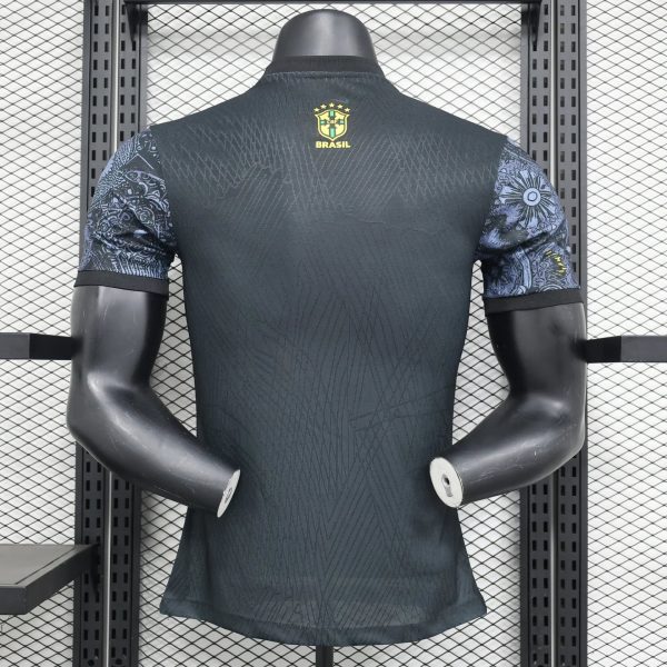 Brazil Black Savior Player Jersey - Image 2