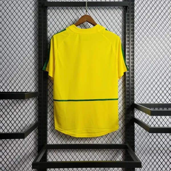 Brazil 2002 Home Retro Jersey - Image 2
